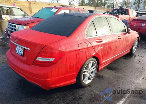 2014 Mercedes-Benz C 250 Sport from USA, damaged, VIN WDDGF4HB4EA952050